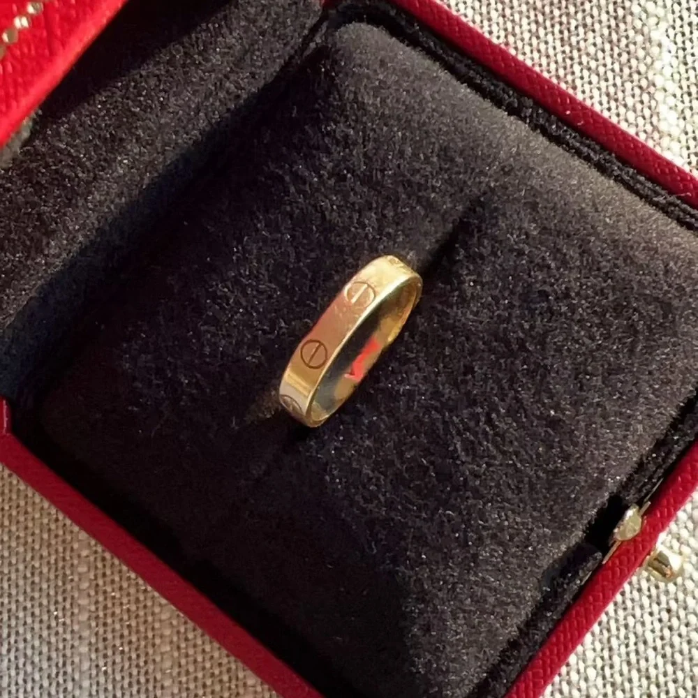 Cartier Love 18K Rose Gold Wedding Band Ring Size53 - Picture 1 of 3